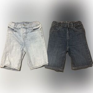 2 pair boys 5T Children’s Place denim shorts